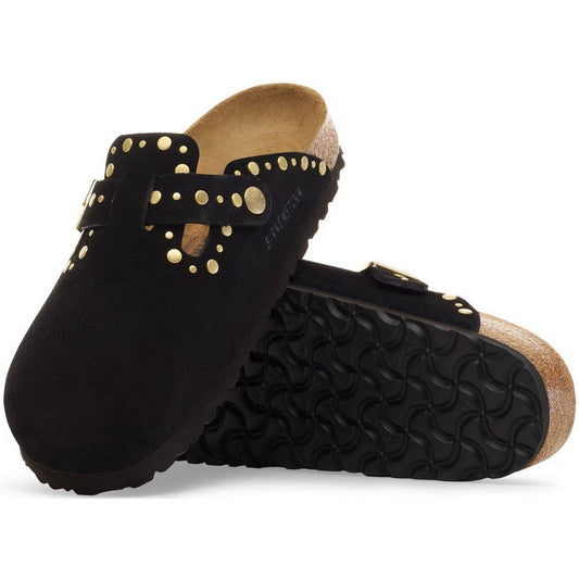 Sandali Unisex Birkenstock - Boston Rivet - Nero