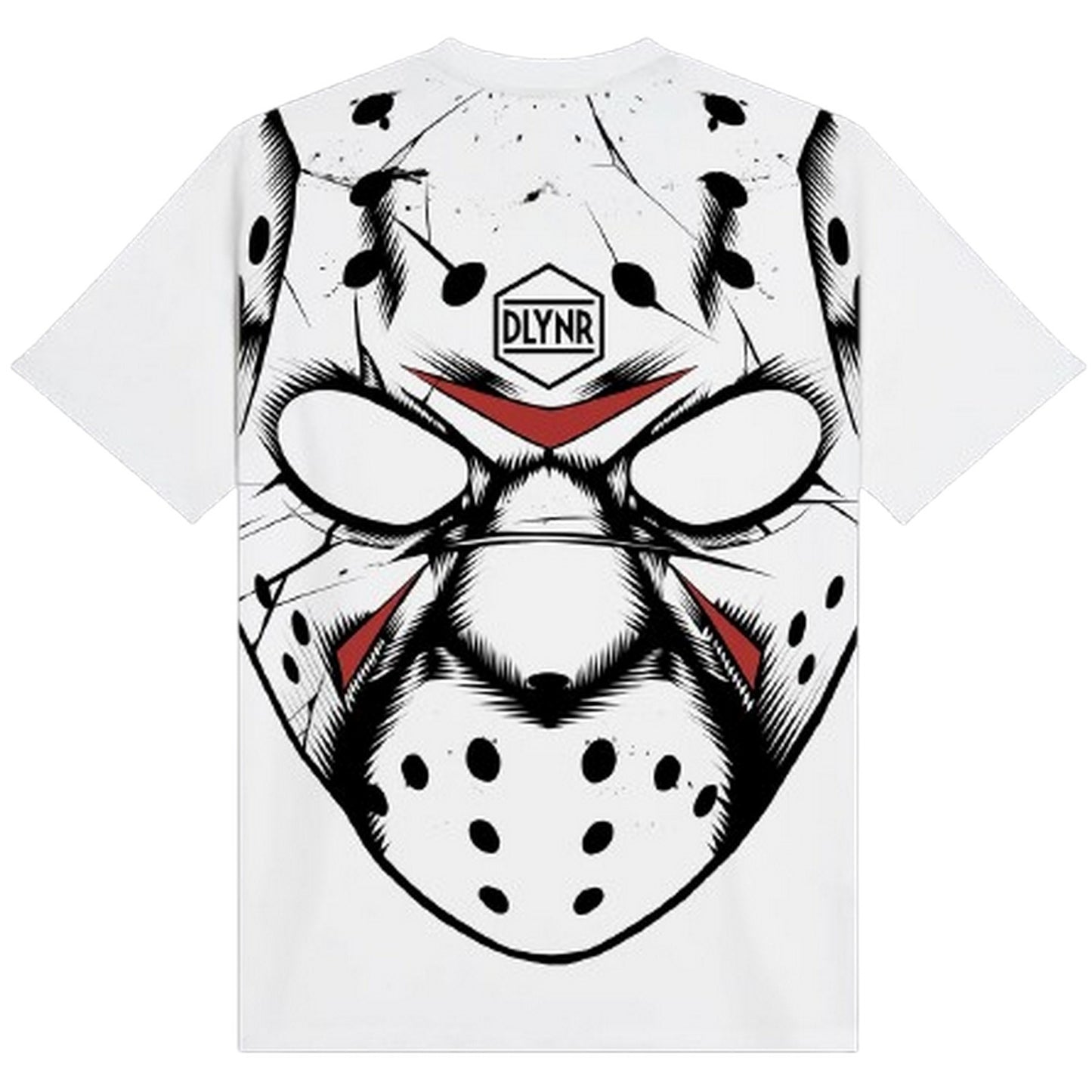 T-shirt Uomo Dolly Noire - Hockey mask tee - Bianco