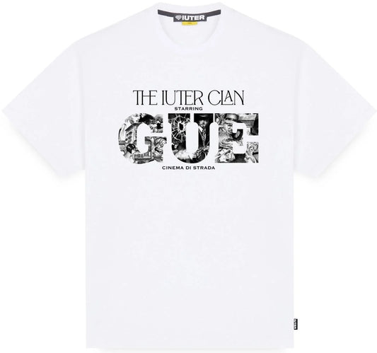 T-shirt Uomo Iuter - Guè X Iuter - Cinema Tee - Bianco