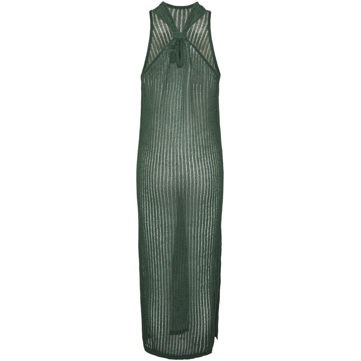 Vestiti casual Donna Pieces - Pcamar Sl Ankle Knit Dress Sww Bc - Verde
