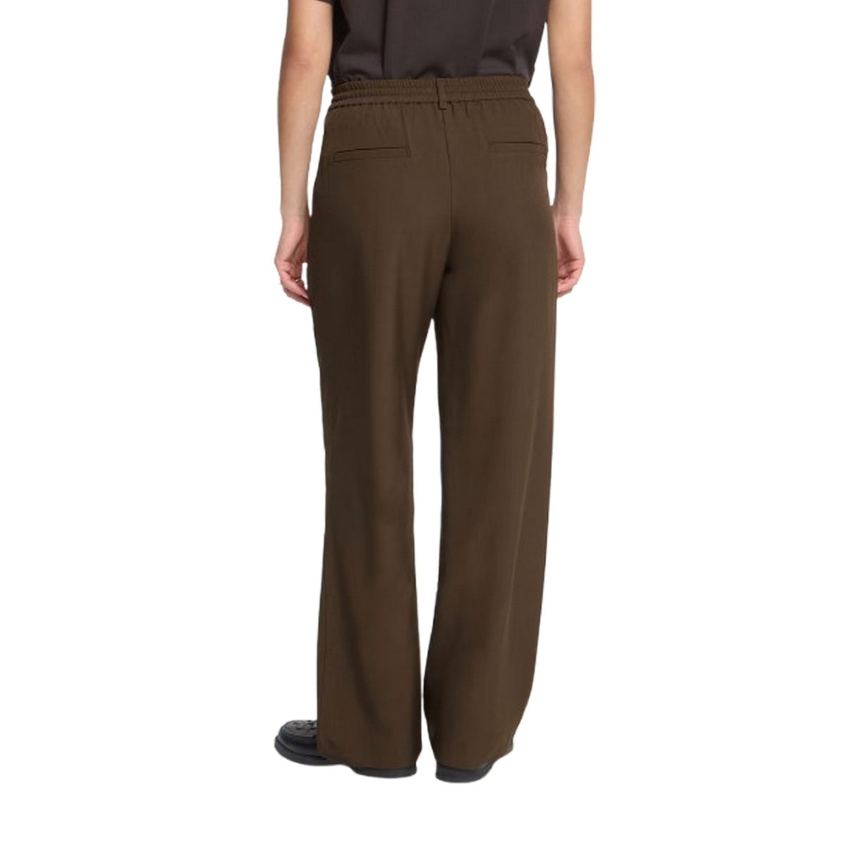 Pantaloni Donna Ichi - Ihfava Wide Pa - Marrone