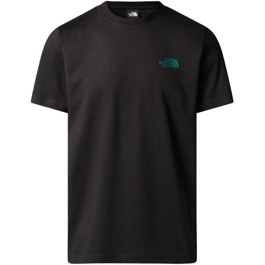 T-shirt Uomo The North Face - Men’s S/S Box Nse Tailgrid Infill Tee - Nero