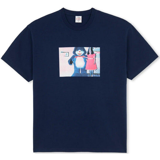 Camiseta Polar Hombre - Tee Pink Dress - Azul