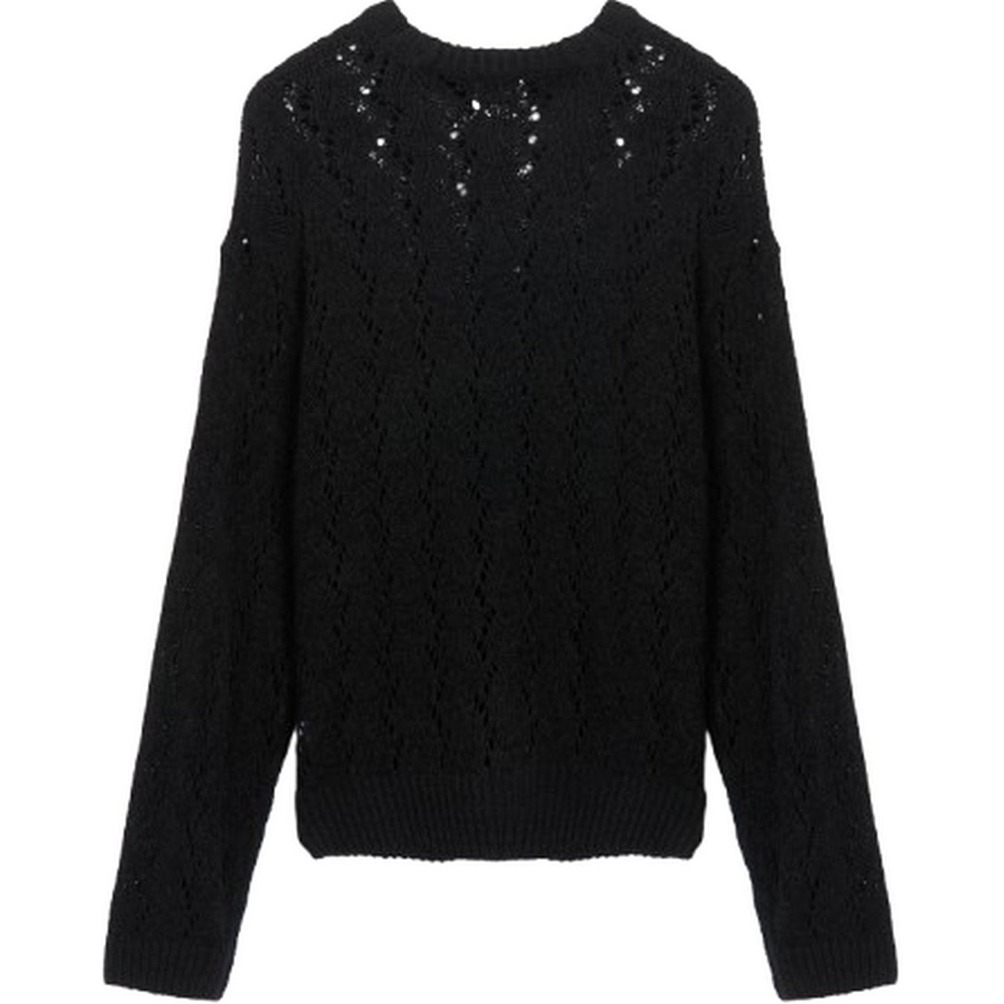 Maglie a manica lunga Uomo Obey - Shimoda Tape Yarn Sweater - Nero