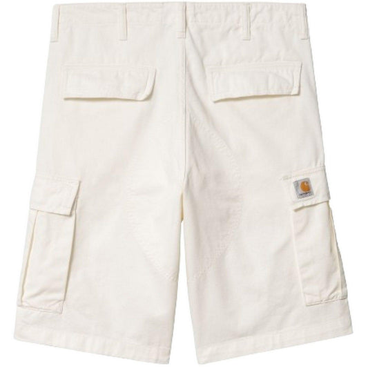 Męskie bermudy Carhartt Wip – Regular Cargo Short – Białe