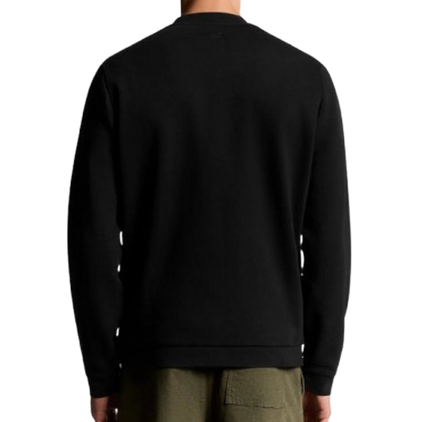Maglie a manica lunga Uomo Lyle & Scott - Logo Brushback Crew Neck Sweat - Nero