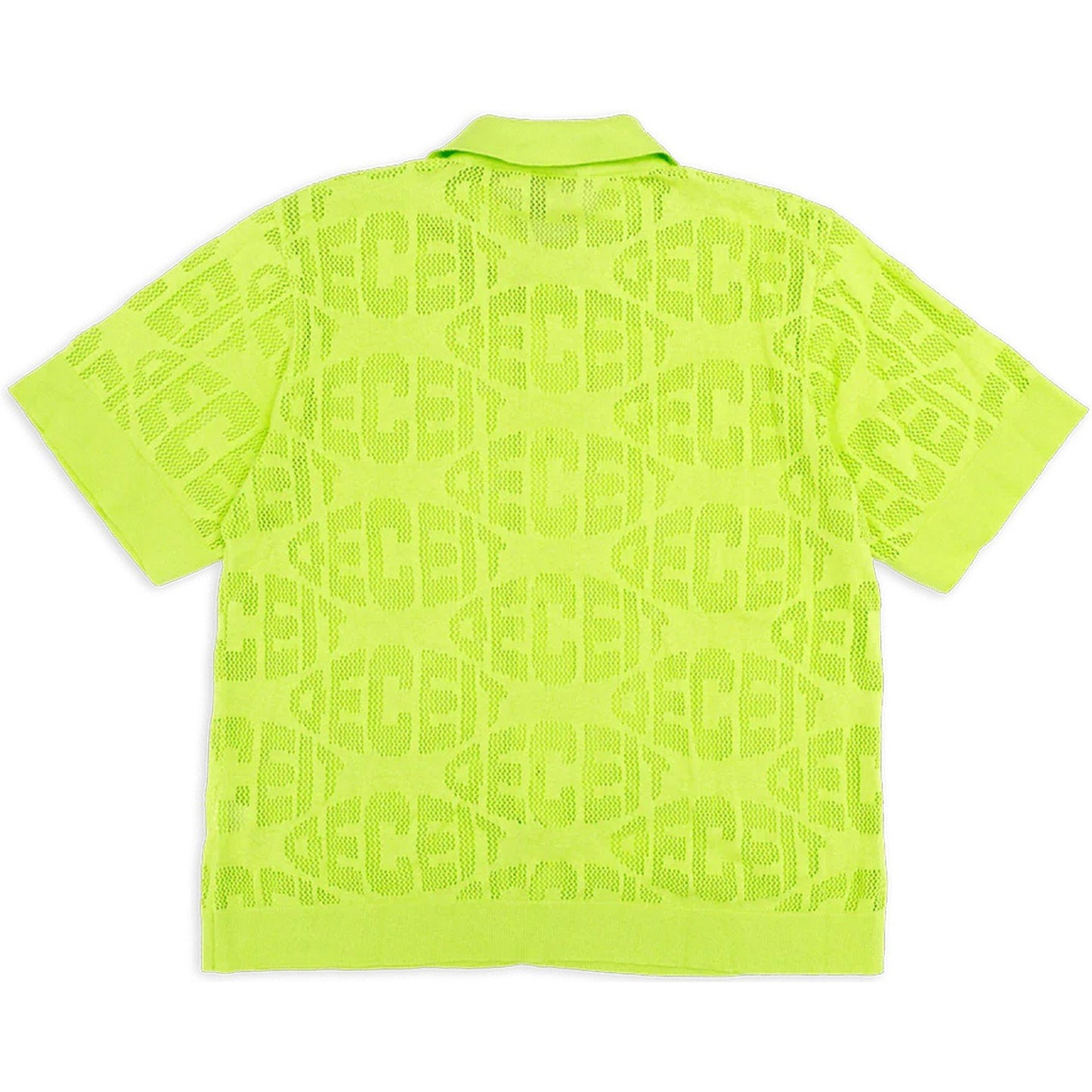 Camicie casual Uomo Deceit - Stuck In A Loop Macramè Shirt - Giallo