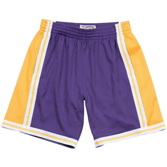 Bermudas para hombre Mitchell & Ness - Shorts Swingman - Púrpura
