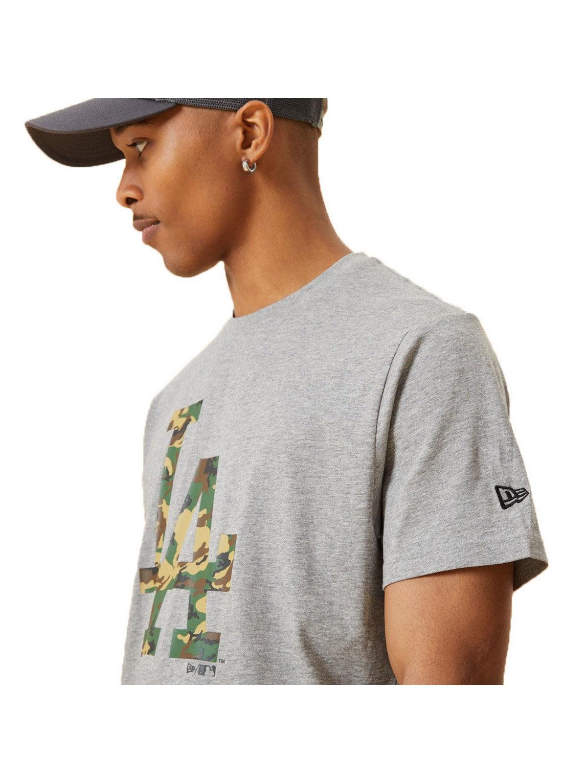 T-shirt Uomo New Era - Mlb Seasonal Infill Tee Los Angeles Dodgers - Grigio