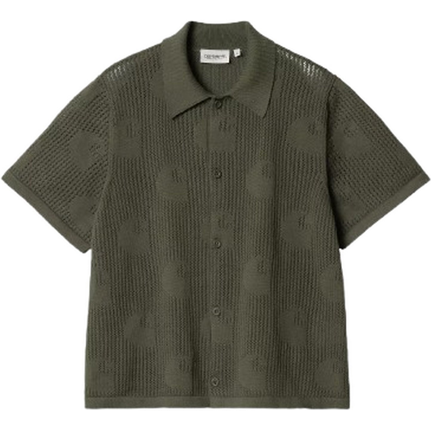 Camicie Donna Carhartt Wip - W S/S Temple Knit Shirt - Verde