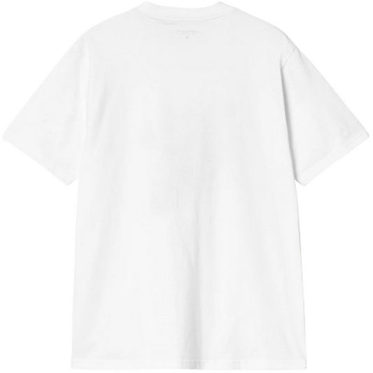 Camiseta Carhartt Wip para hombre - S/S Solar Chrome C-Logo - Blanco