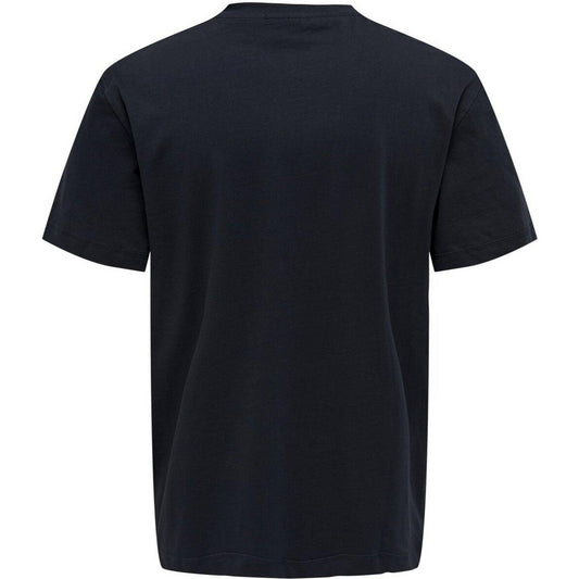 T-shirt pour hommes Only & Sons - Onsmax Life Reg Ss Stitch Tee Noos - Bleu