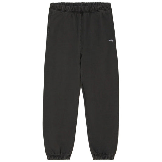 Pantalon Obey pour hommes - Pantalon de survêtement pigmenté minuscule - Noir