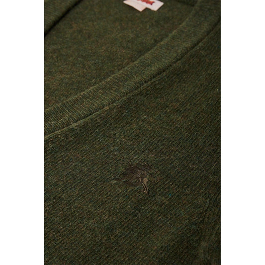 Cardigan Uomo Baracuta - Shetland Cardigan - Verde