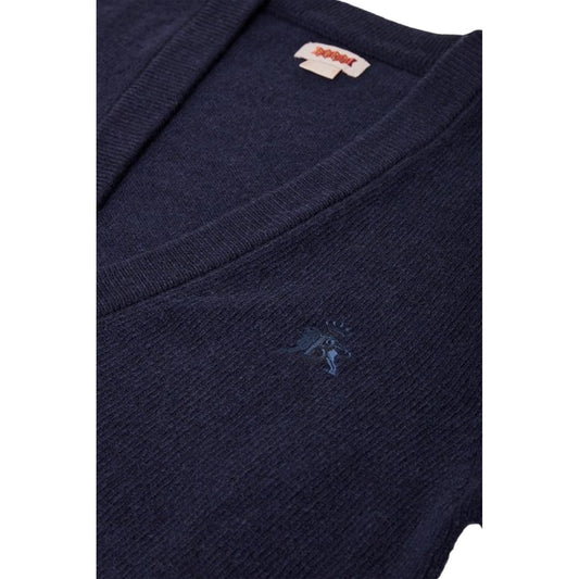 Cardigan Uomo Baracuta - Shetland Cardigan - Blu