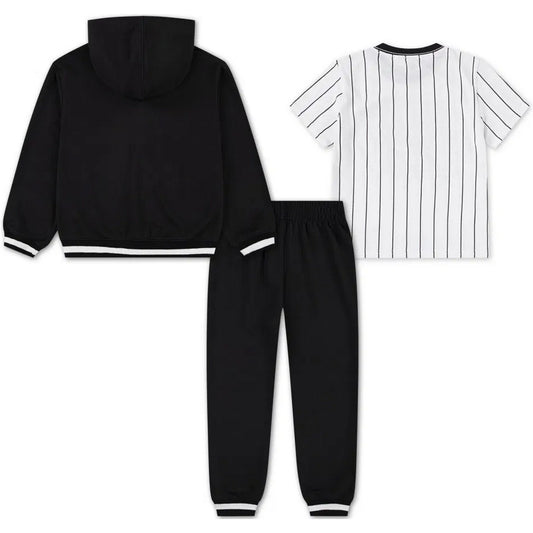 Tute a manica lunga Ragazzi Unisex Jordan - Jdn Mj Jersey Fz Ft Set - Nero