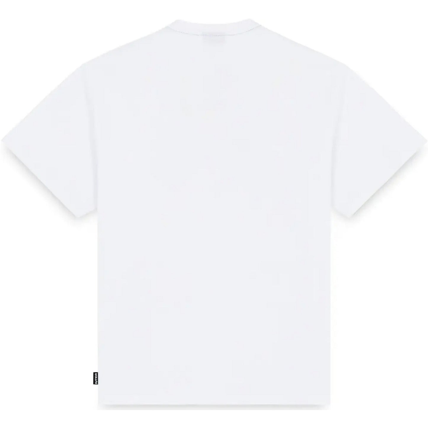 T-shirt męski Iuter – koszulka z logo serca – biała