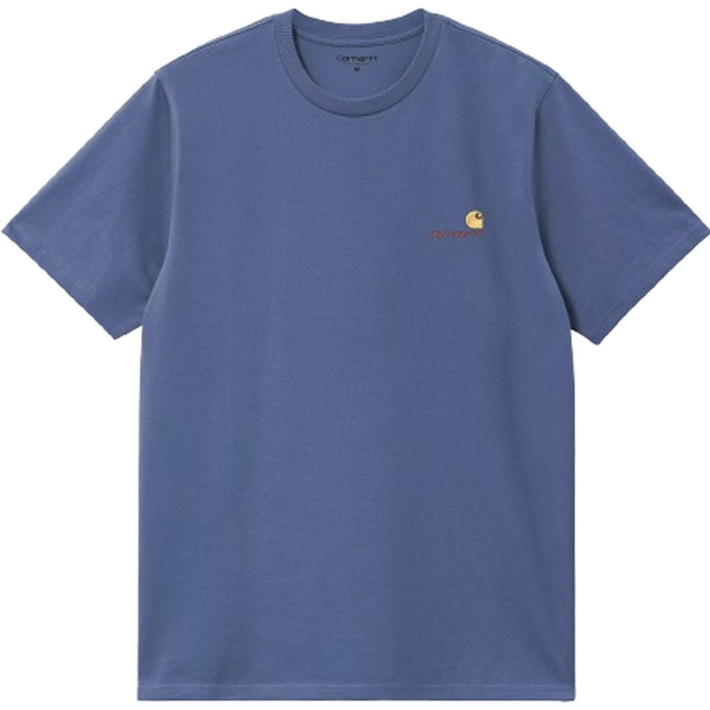 T-shirt pour hommes Carhartt Wip - S/S American Script - Bleu
