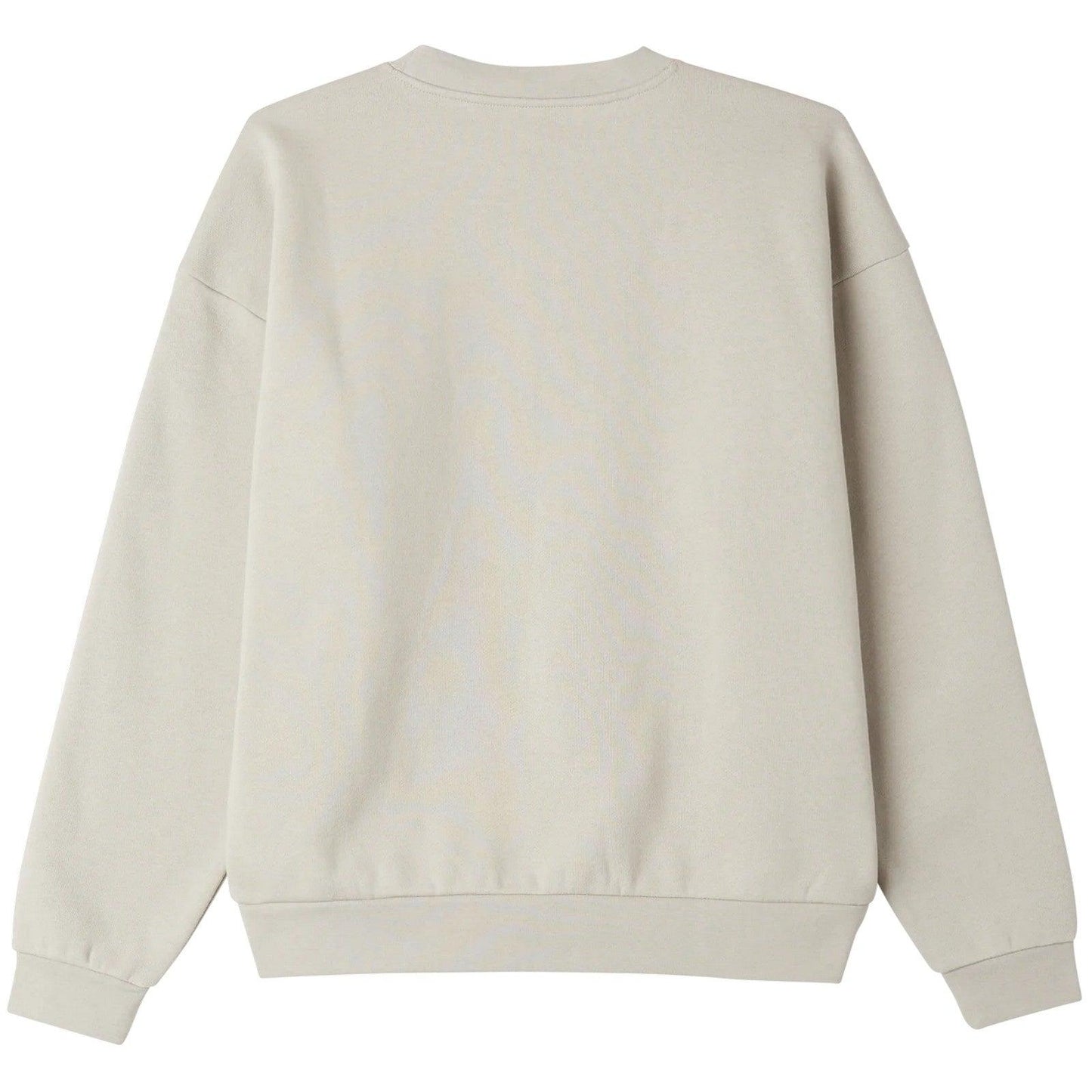 Obey Unisex Hoodies - Icon Extra Heavy Crew Ii Fleece - Grey