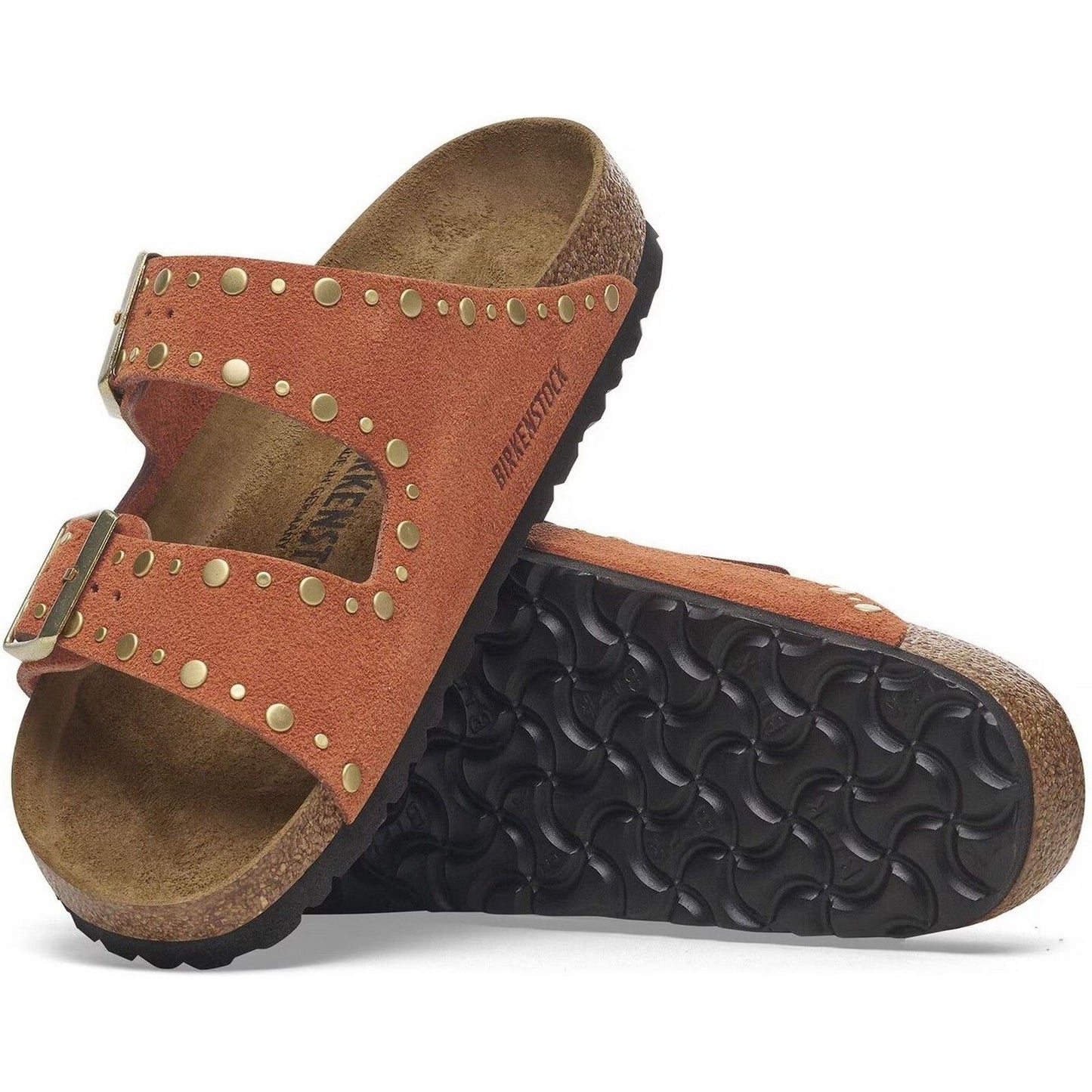 Sandali Unisex Birkenstock - Arizona Rivet - Marrone
