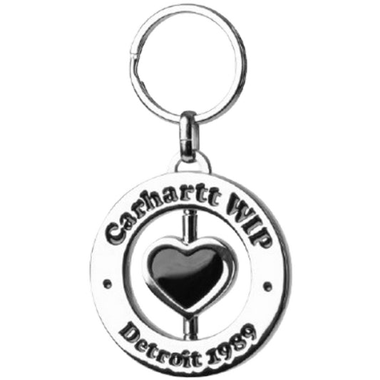 Herren Unisex Carhartt Wip – Modality Schlüsselanhänger – Silber