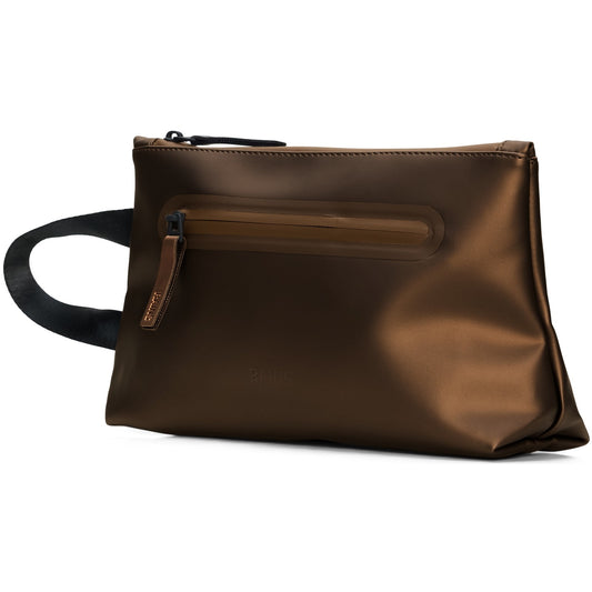 Borse a mano Unisex Rains - Cosmetic Bag Zip W3 - Marrone