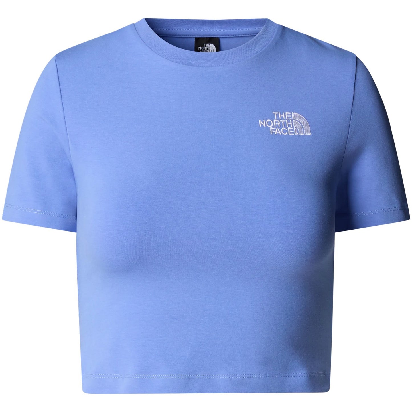 T-shirt Donna The North Face - W S/S Essential Cropped Slim Tee - Blu