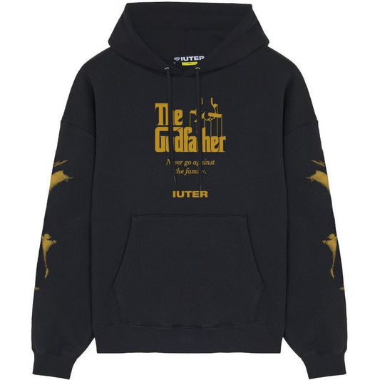 Sudaderas con capucha Iuter para hombre - El Padrino: Sudadera con capucha mundial - Negro