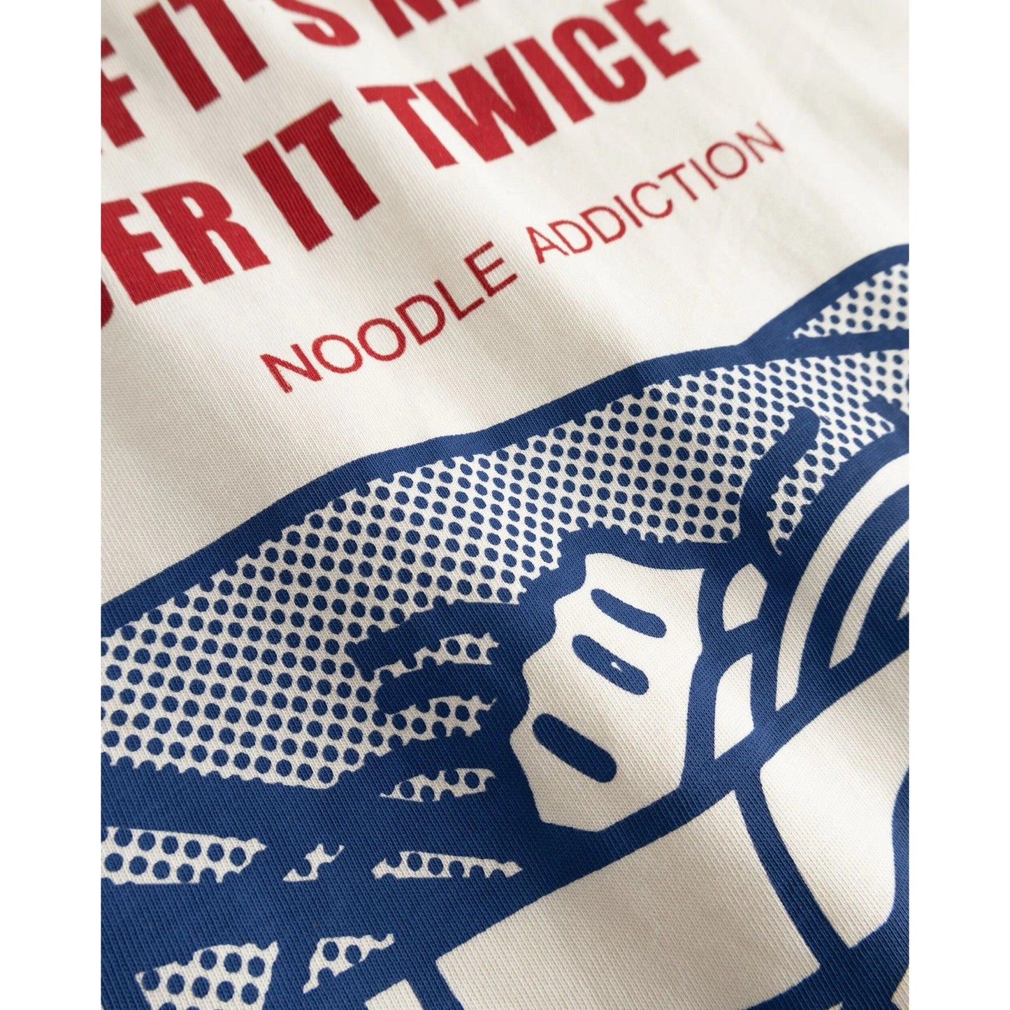 T-shirt Uomo Woodbird - WBBaine Noodle Tee - Bianco