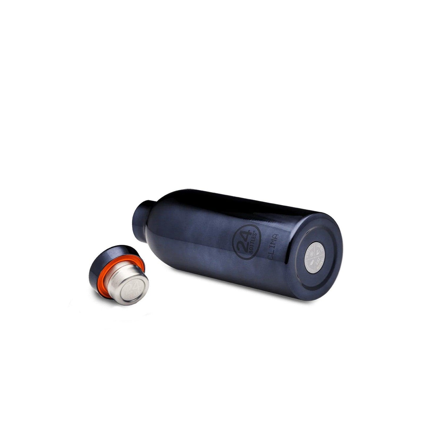 Thermos per bibite Unisex 24bottles - Clima Bottle 050 Black Radiance - Blu
