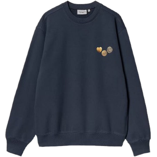 Maglie a manica lunga Uomo Carhartt Wip - Button Sweat - Blu