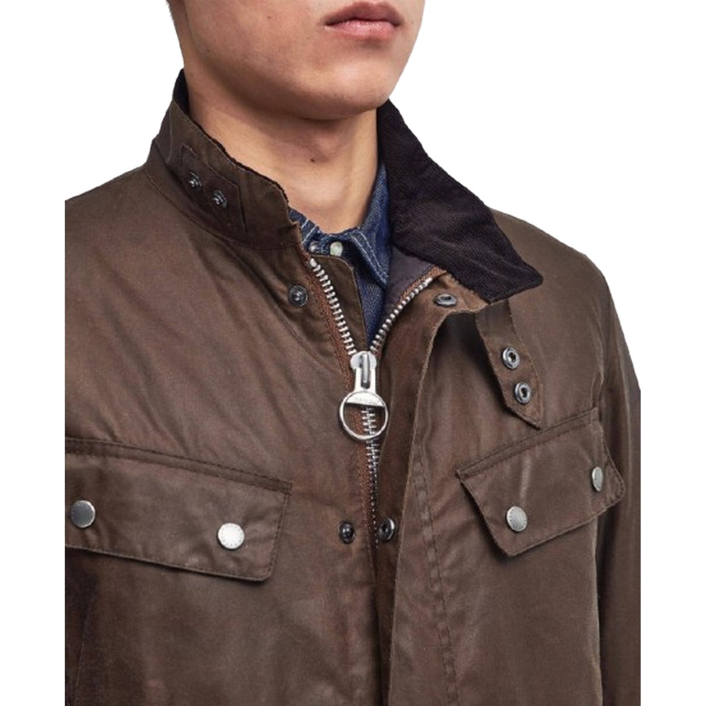 Giacche Uomo Barbour International - Duke Wax Jacket - Marrone