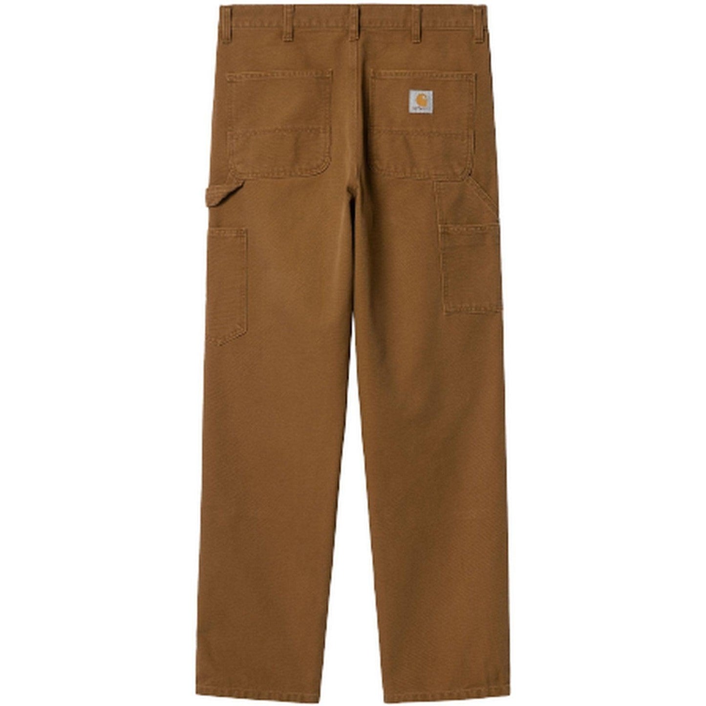 Pantaloni Uomo Carhartt Wip - Double Knee Pant Organic Cotton Dearborn Canvas - Marrone