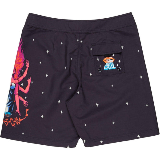 Pantalones cortos para hombre Santa Cruz - Boardshort Johnson Danger Zone 2 - Negro