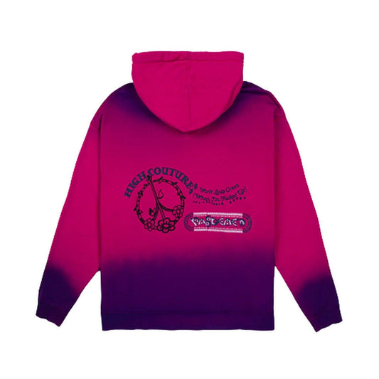 Pas De Mer Men's Hoodies - World Looks Great Hoody - Fuchsia