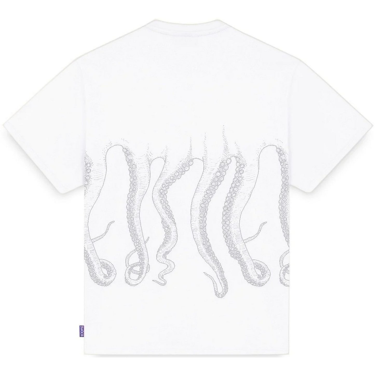 T-shirt Uomo Octopus - Octopus Outline Tee - Bianco