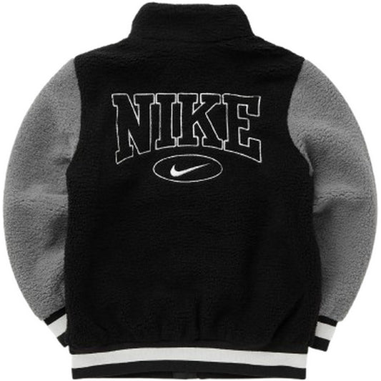 Kurtki dziecięce Nike unisex – Nkb Sherpa Jkt – Czarne