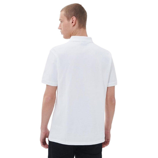 Polo Uomo Barbour International - Essential Polo Midlayers - Bianco