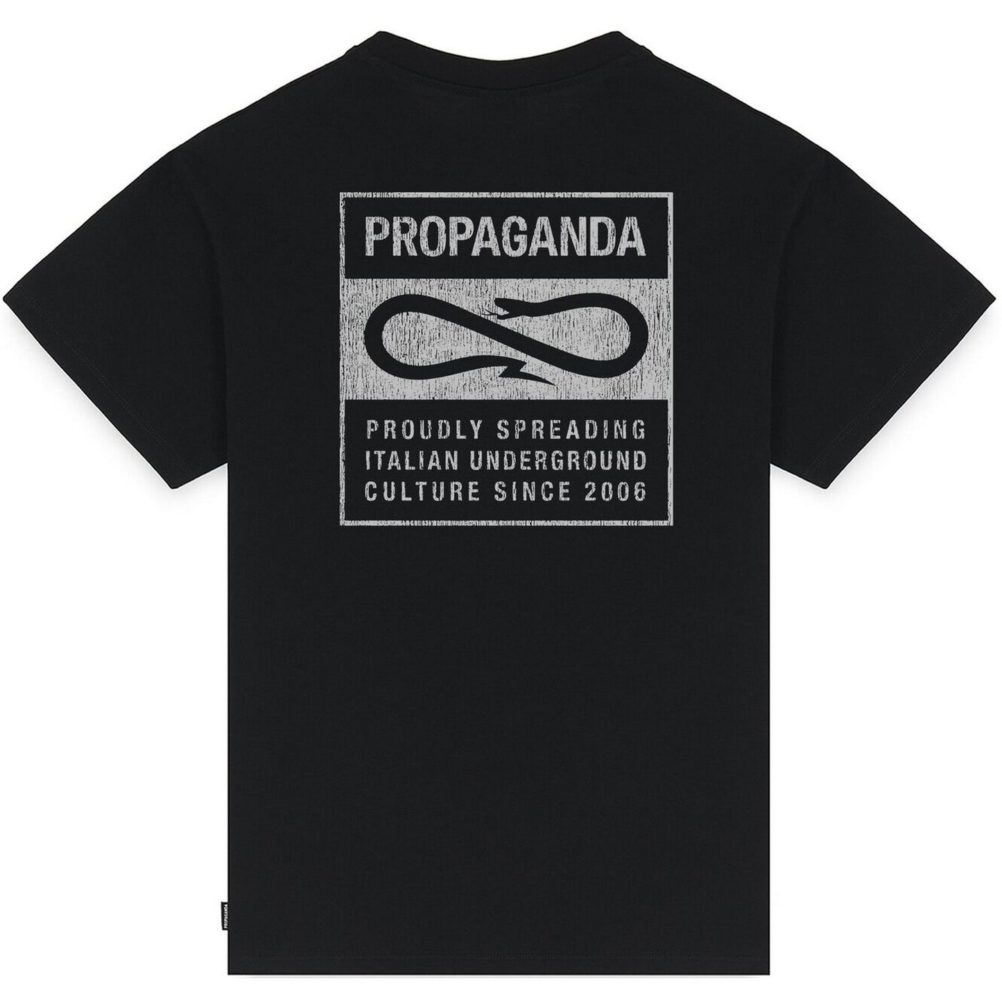 T-shirt Uomo Propaganda - T-Shirt M/M Label - Nero
