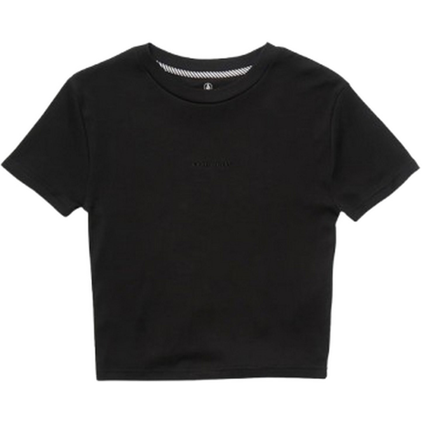 T-shirt Donna Volcom - Volcomstone Tight Crop - Nero