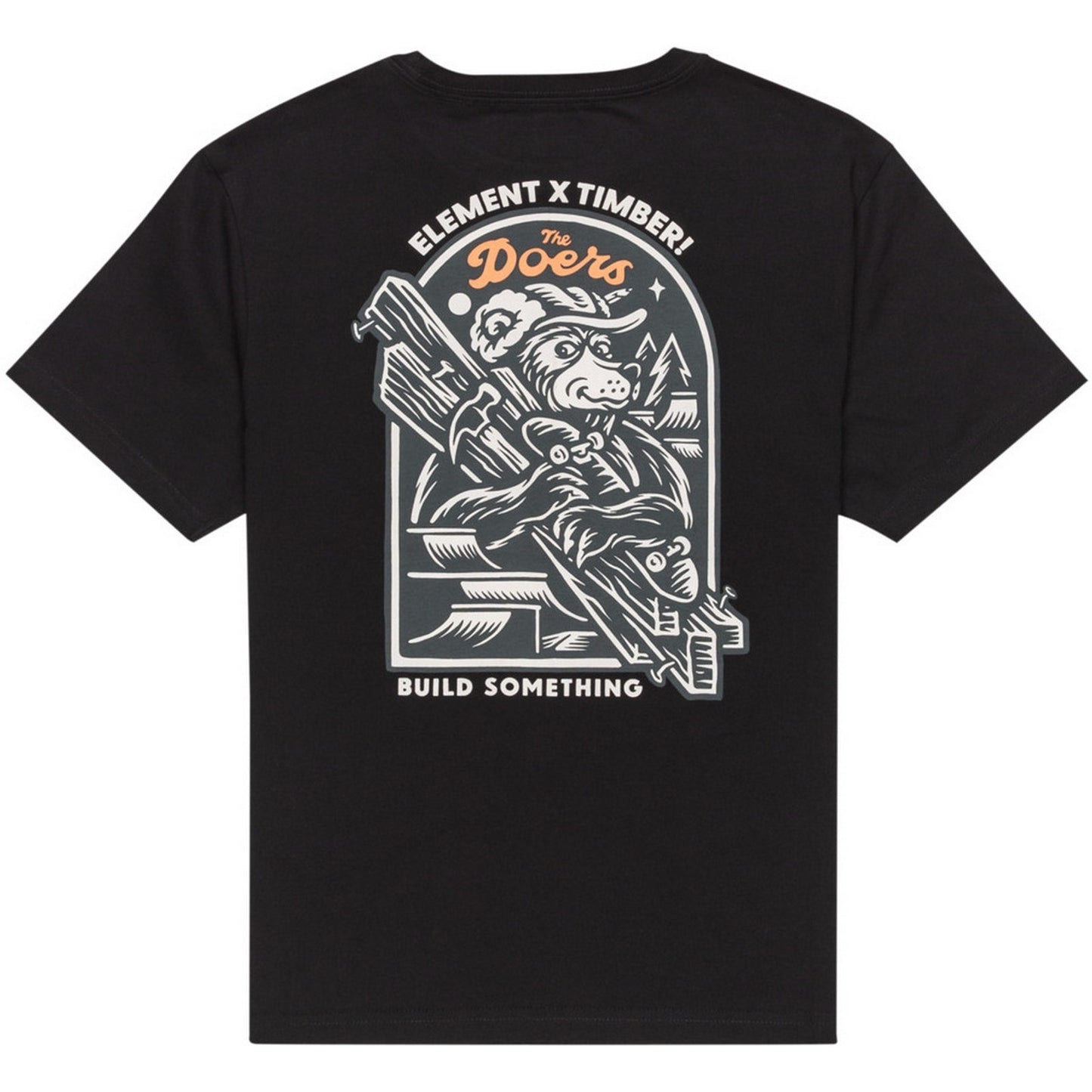 T-shirt Ragazzo Element - Timber Carry - Nero