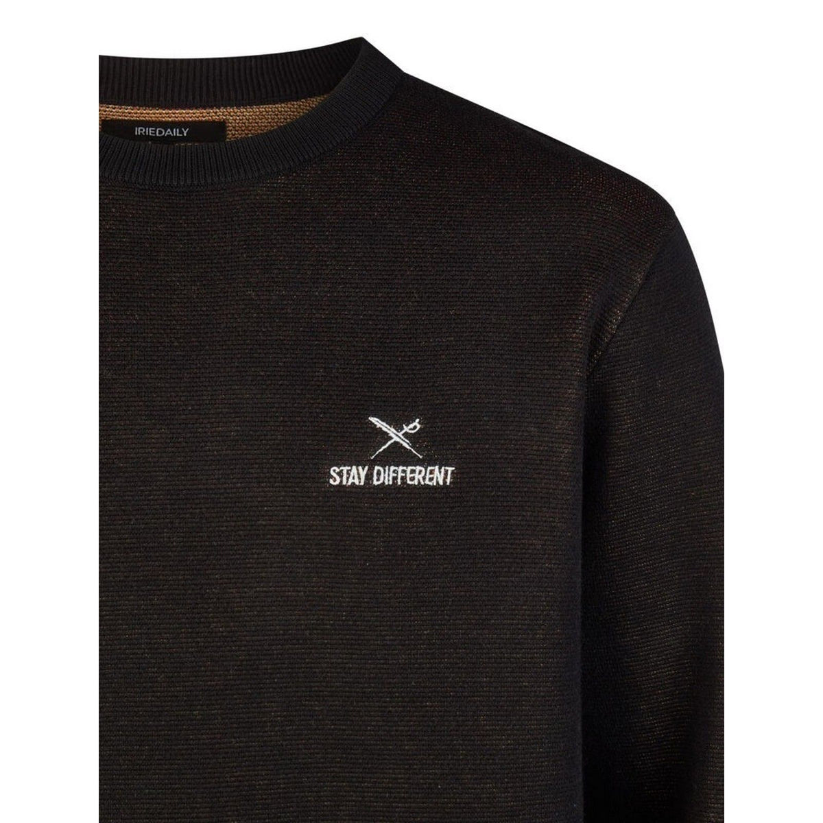 Maglie a manica lunga Uomo Iriedaily - Stay Different Knit - Nero