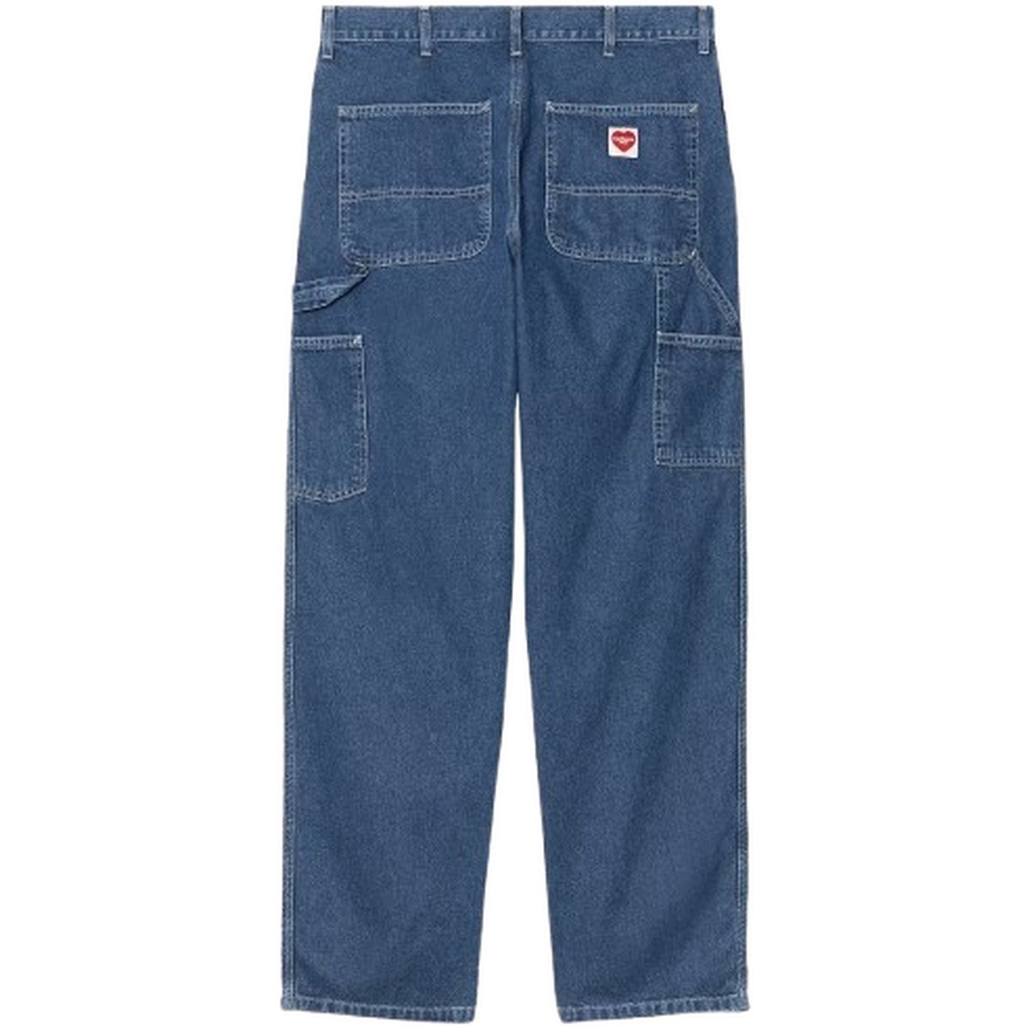 Pantaloni Uomo Carhartt Wip - Single Knee Pant - Blu