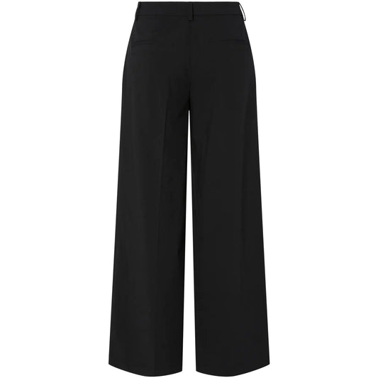 Pantaloni Donna Pieces - Pcrosa Hw Wide Pant Noos Bc - Nero