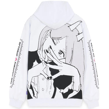 Felpe con cappuccio Uomo Octopus - Chainsaw Man Octopus Dreams Hoodie - Bianco
