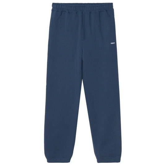 Spodnie męskie Obey - Ustalone Works Bold Sweatpant Ii - Niebieskie
