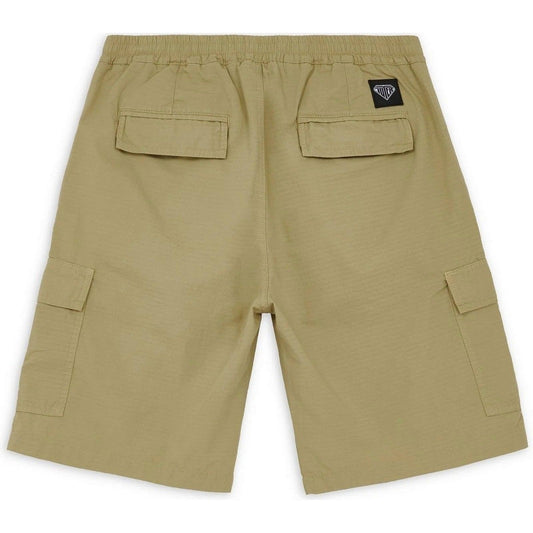 Iuter Short pour Homme - Short Cargo - Beige