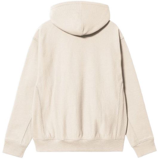 Męskie bluzy Carhartt Wip – Bluza z kapturem American Script – Szara