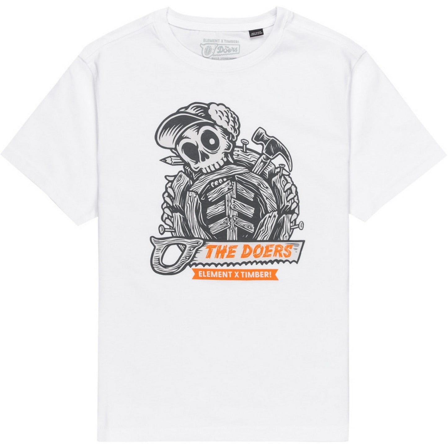 T-shirt Ragazzo Element - Timber Icon - Bianco