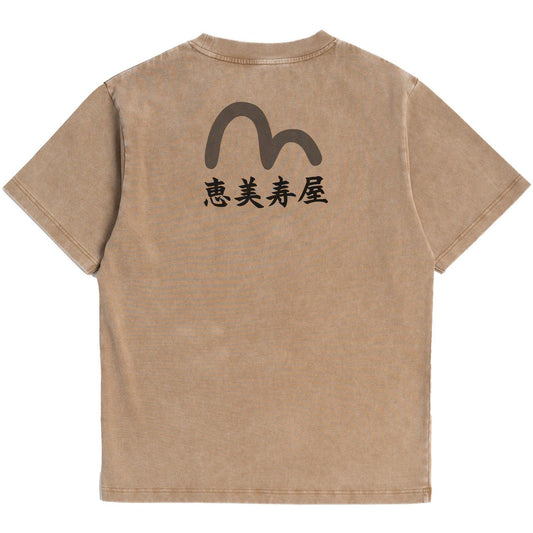 T-shirt Uomo Evisu - Evisya S/S Tee - Beige